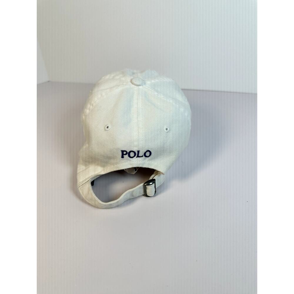 Ralph Lauren Cotton Baseball Caps Bundle of 3 White Tan Black Embroidered Logo - Picture 12 of 16